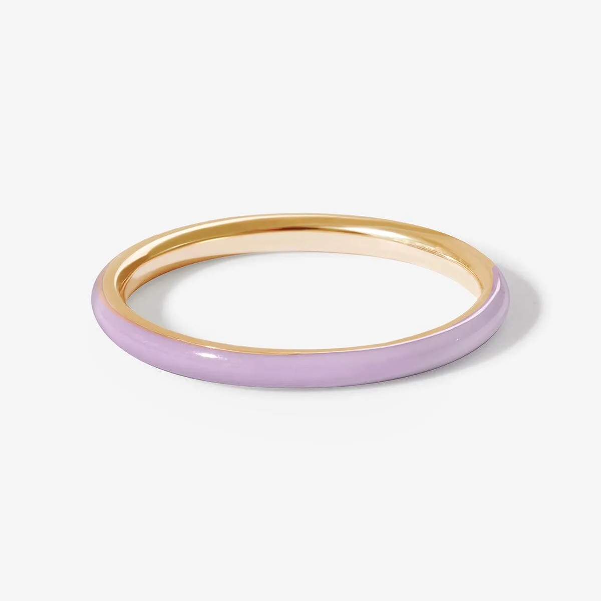 Ride lavender enamel ring