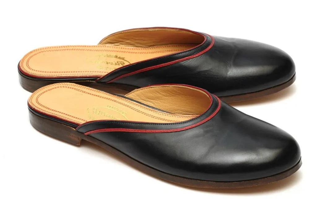 SLIPPER OPEN HEEL NAPPA CALF LEATHER UNIQUE