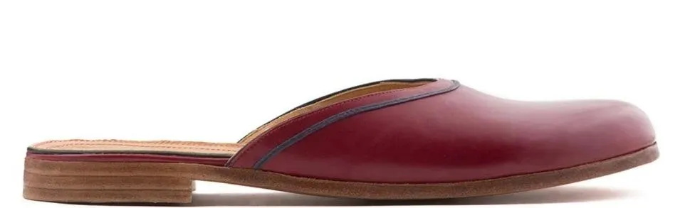 SLIPPER OPEN HEEL NAPPA CALF LEATHER UNIQUE