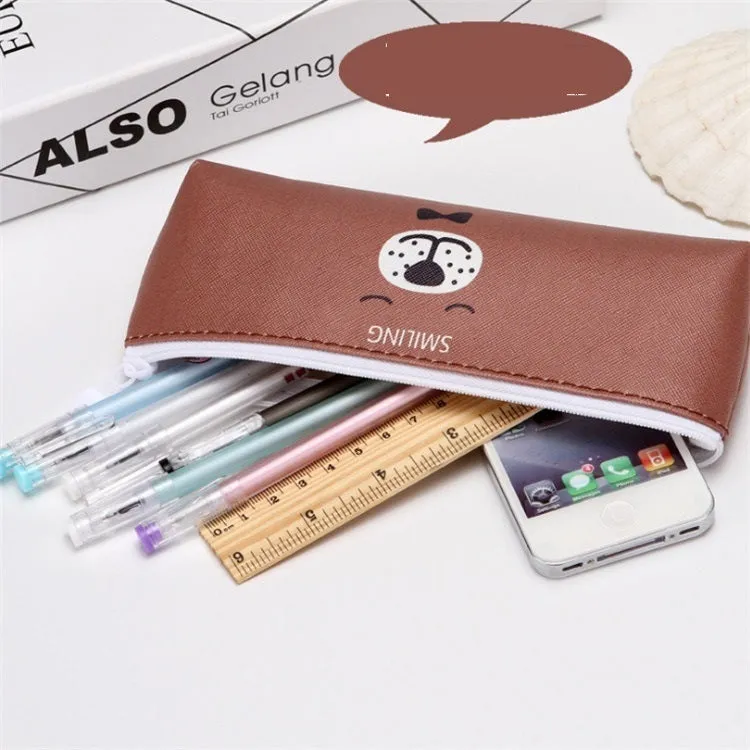 Solid Color Plain Pencil Case and Pouch