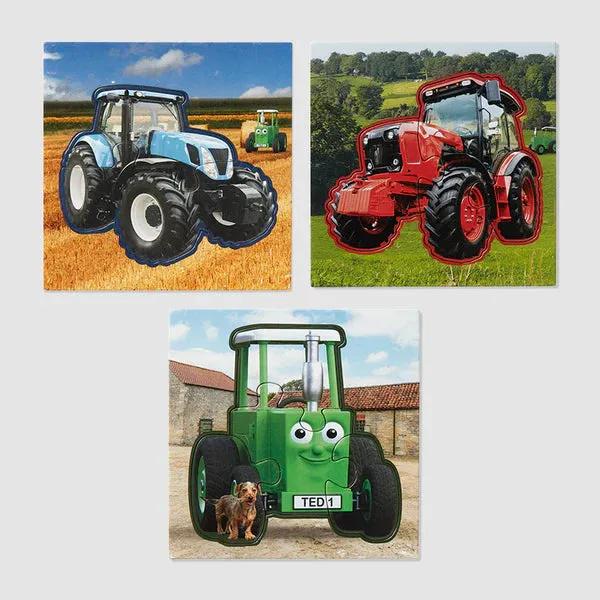 TRACTOR TED - 3PICTURE PUZZLE