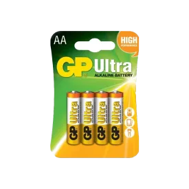 Ultra Alkaline AA Batteries 4 Pack