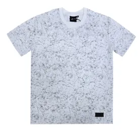 Unique Marble-Pattern Oversized Tee - 2920