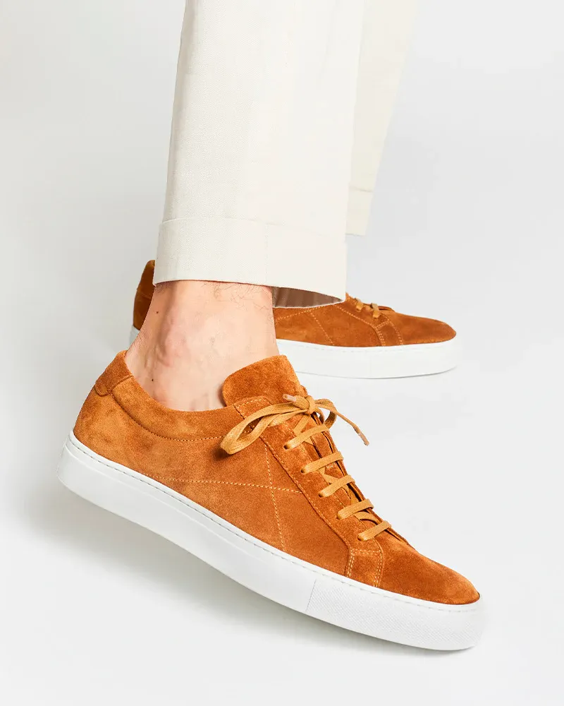 Uno - Cognac Suede - Ivory