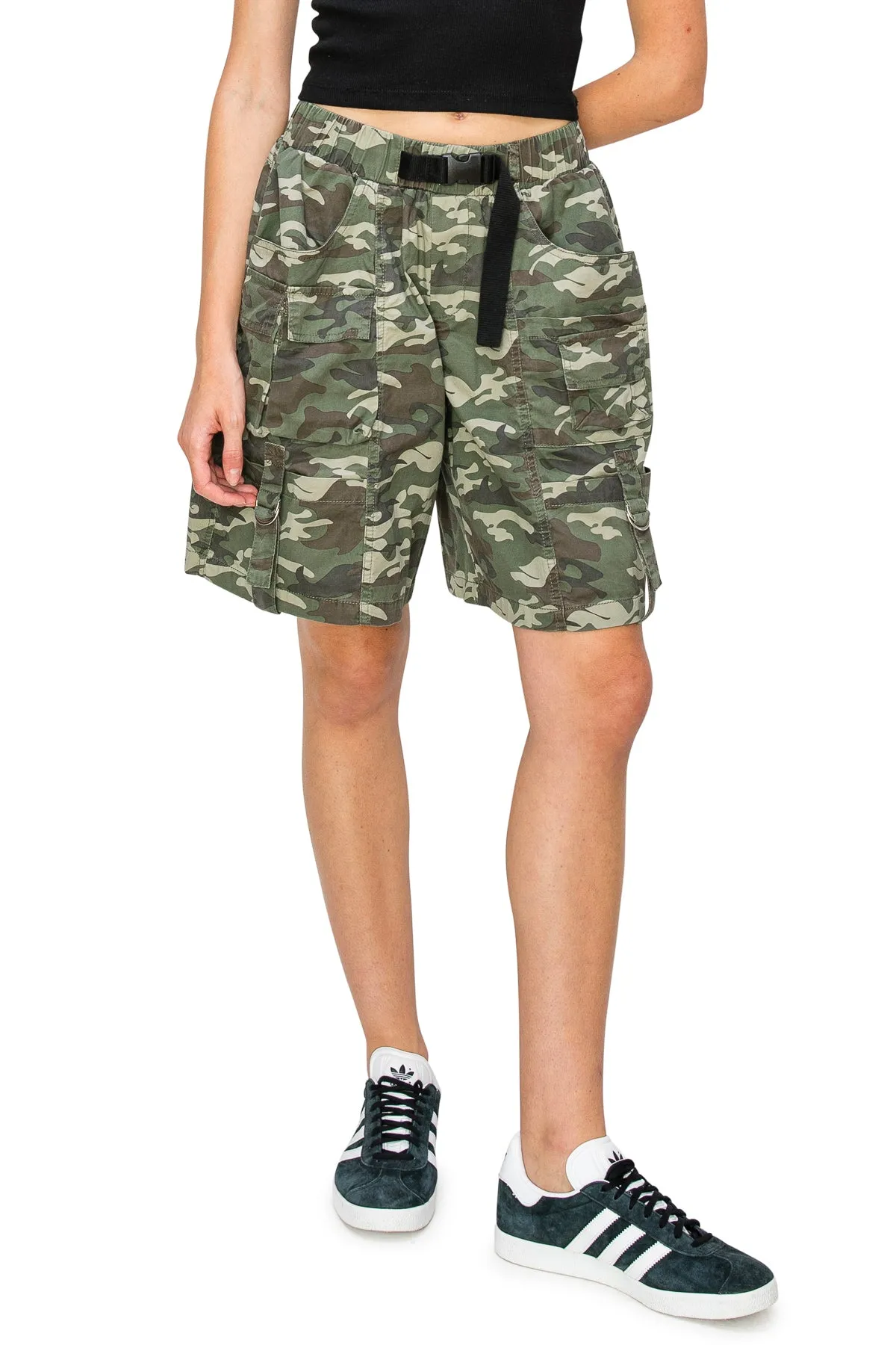 Utility Cargo Long Shorts - Camouflage