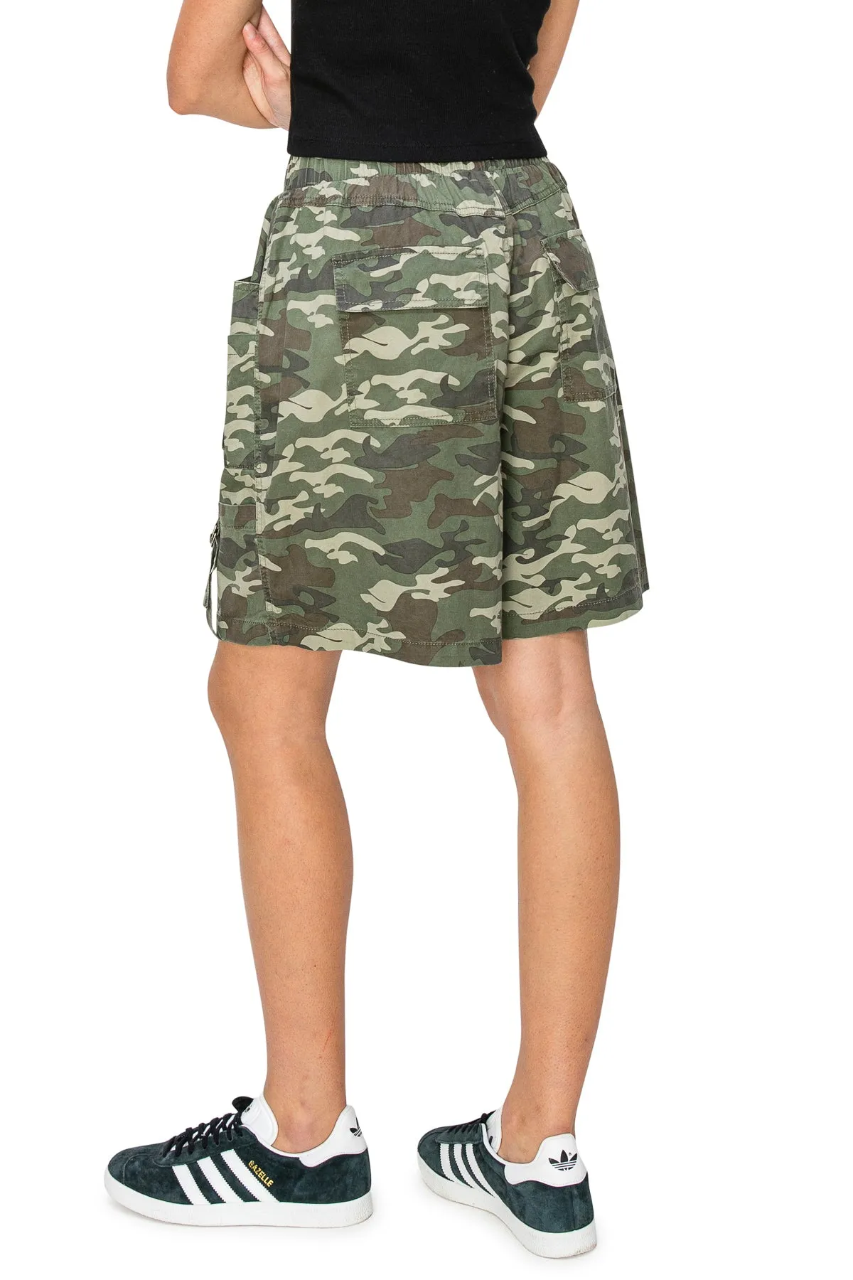 Utility Cargo Long Shorts - Camouflage