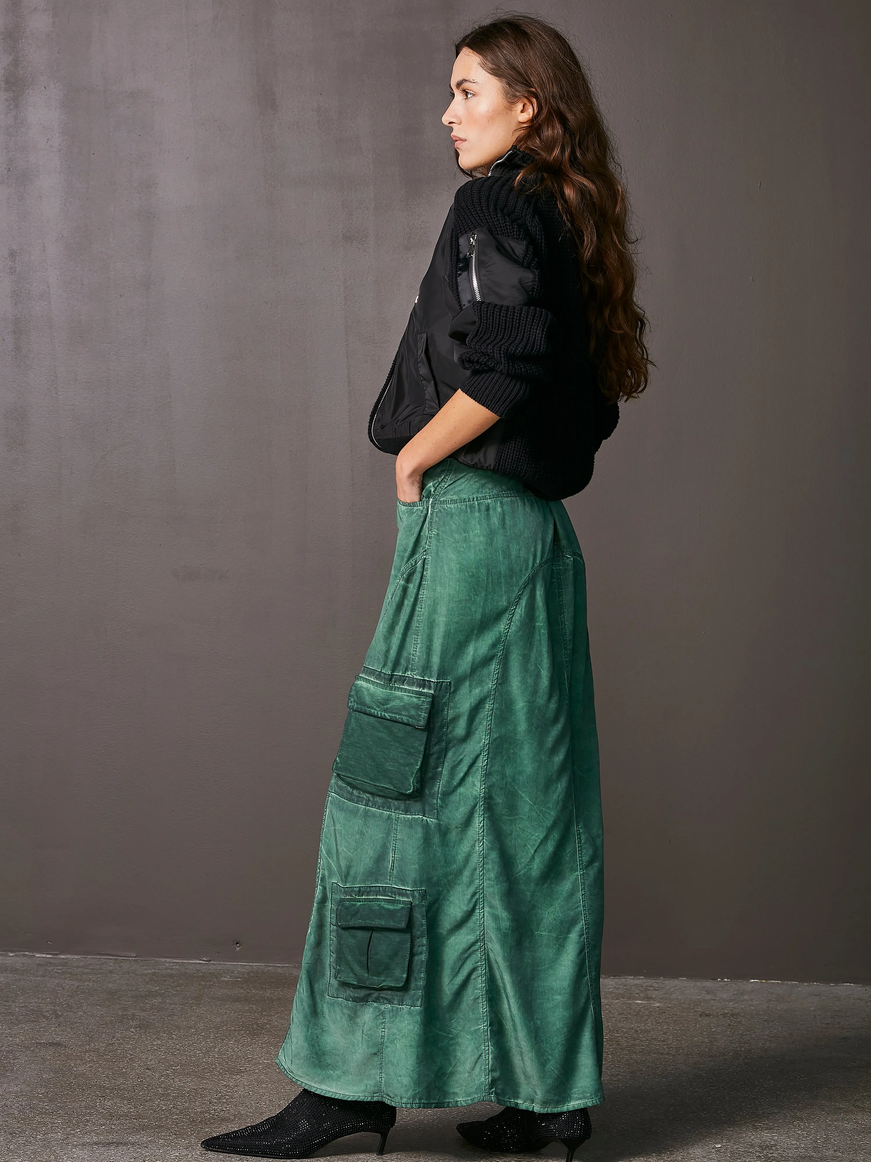 VERONA skirt - Green Absolute