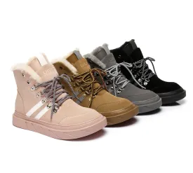 Women Boots Lace Up Fashion Sneakers Vicki