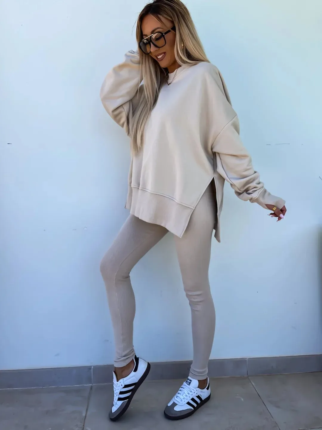 Women's Casual 2 piece Sweat Suit & Leggings set