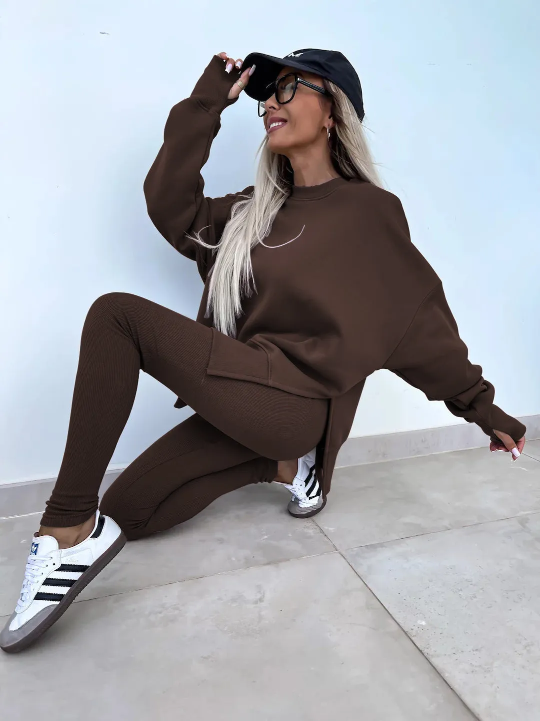 Women's Casual 2 piece Sweat Suit & Leggings set