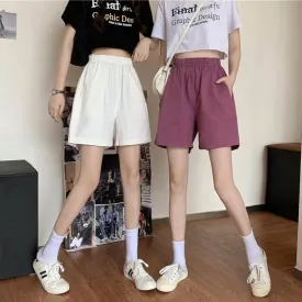 Women's Casual Solid Color Shorts