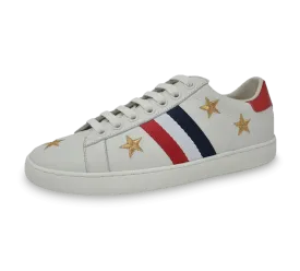 Zane Sneakers with Stripe Pattern and Stars